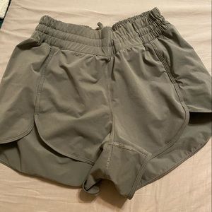 Army green Lulu shorts